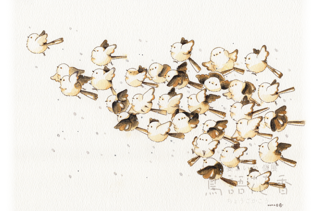 個展の作品の解説 – 吾妻まいか個展 鳥語花香