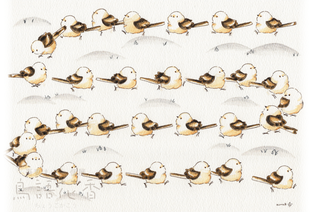 個展の作品の解説 – 吾妻まいか個展 鳥語花香